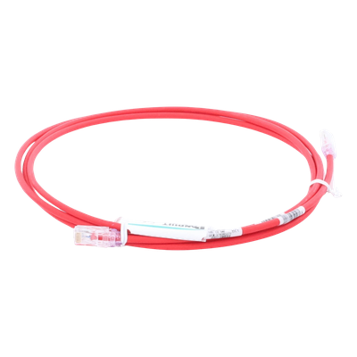 Cable de Parcheo UTP Cat6A, CM/LSZH, Diámetro Reducido (28AWG), Color Rojo, 2.13 Metros (7 Pies) - Imagen 8
