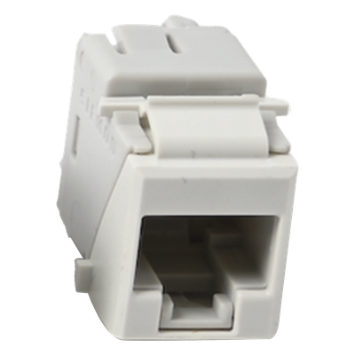 Jack Ultramax Cat6, UTP, Tipo Keystone, Color Blanco, Punch Down