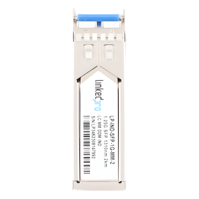 Transceptor Óptico Industrial SFP (Mini-Gbic) / Multimodo 1310 nm / 1.25 Gbps / 1000BASE-SX / Conectores LC/UPC Dúplex / DDM / Hasta 2 km - Imagen 4