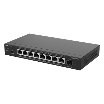 Switch Administrable Capa 2 con PoE+ Multi-Gigabit, 8 puertos 2.5Gb y 1 SFP+ 10G, hasta 130w 