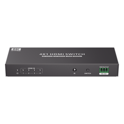 Switch Conmutador HDMI 4X1 | 4 Entradas 1 Salida | Velocidad de trasmisión 48 Gbps | Resolución 8K | Salida de audio | HDCP 2.3 - Imagen 3