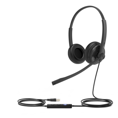 Yealink UH34 Dual, versión Microsoft Teams, cancelación de ruido profesional USB-A con indicador de ocupado