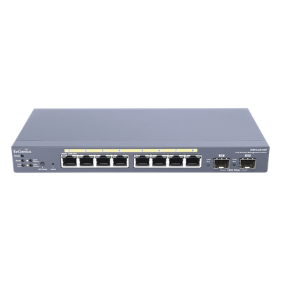 Switch PoE Administrable de 8 puertos Gigabit 802.3 af de 61.6 W y Controlador para 50 Puntos de Acceso Serie Neutron/EnTurbo. - Imagen 3