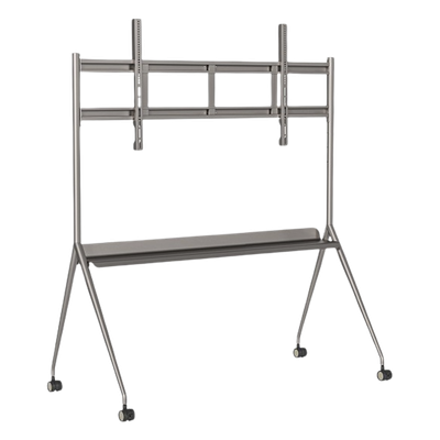 Montaje de Piso Móvil para Pantallas de 75 y 86" / Compatible con VESA / Incluye Soporte para Pantalla