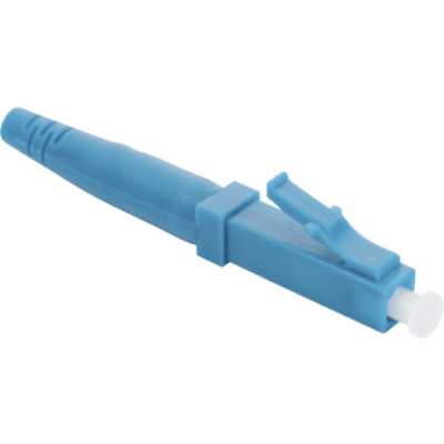 Conector de  Fibra Óptica Pre-pulido Re-terminable Monomodo LC/UPC 900um, 2.0 mm, 3.0 mm (Paquete 10 Piezas)