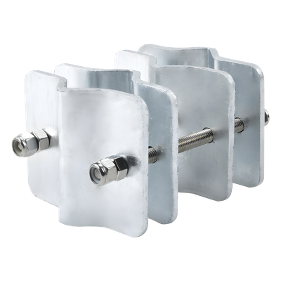 Herraje Adaptador de Mástil para Diámetros desde 3/4" hasta 2-1/4". Galv. en Caliente.