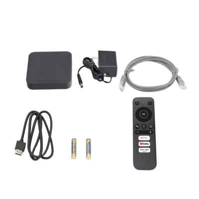 STB 4K Android con Google TV / Alto Rendimiento / Conexión Wi-Fi y por Cable / Control Remoto Bluetooth / Salida HDMI / APP Hik Connect Pre-instalada / Software de Gestion para ISPs/ Para modo desarrollador leer la nota en la descripcion - Imagen 3