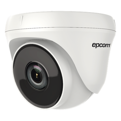 Turret TURBOHD 5 Megapíxel / 85° de Visión / Lente 2.8 mm / Interior / IR EXIR 20 mts / TVI-AHD-CVI-CVBS / Policarbonato