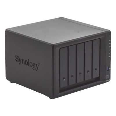 Servidor NAS de 5 Bahías (Expandible a 15 Bahías) / Hasta 270 TB / 8 GB RAM / Servicio Nube Gratis (P2P) / Administración Remota y Respaldo Programado