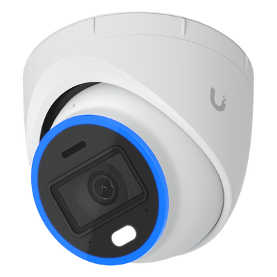 Cámara UniFi Protect Turret AI blanca / 4K(8MP) / Ángulo ultra-ancho 109.9 / Visión Nocturna IR 40 m / AI Avanzado: Reconocimiento de Rostros y Matrículas / LED para color en la noche / Micrófono 2 vías / ranura M - Imagen 4