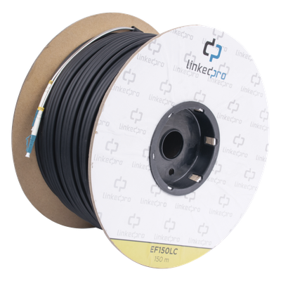 Carrete de Fibra Óptica Monomodo con Conectores LC-LC Duplex, Reforzada con Kevlar, de 150 Metros (492.13 Pies), Para Instalaciones Subterráneas por Tubería - Imagen 3