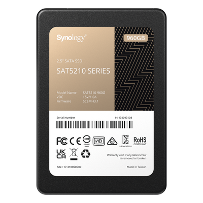 960 GB SSD , diseñada para Synology NAS