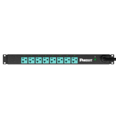 PDU EL2P Switchable y Monitoreable por Toma (MS) para Distribución de Energía, Enchufe de Entrada NEMA L5-20P, Con 8 Salidas 5-20R, Horizontal 19in, 120 Vca, 20 Amp, 1 UR - Imagen 3