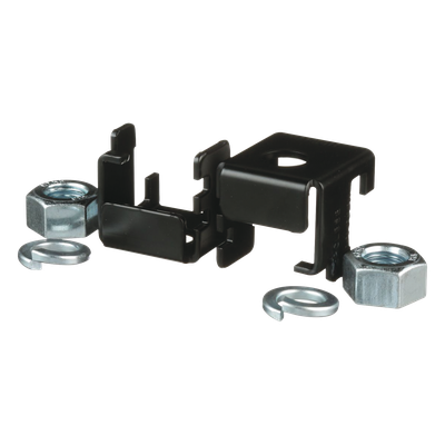 Soporte para Montaje en Charola Tipo Escalerilla, Compatible con Rieles de 9.5 x 38.1 mm o 9.5 x 50.8 mm, Uso Con Varilla Roscada de 5/8", Color Negro - Imagen 2