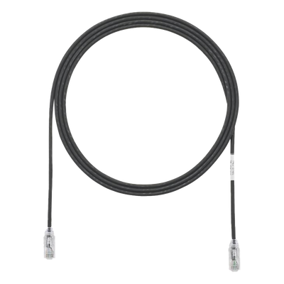 Cable de Parcheo TX6, UTP Cat6, Diámetro Reducido (28AWG), Color Negro, 0.3 Metros (1 Pie) - Imagen 3