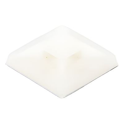 Montaje-Sujetador Adhesivo STRONGHOLD de 4 Vías de 1" x 1" x 1/4", Color Natural, Nylon 6.6 Retardante de Llamas V-2, Paquete de 100pz - Imagen 5