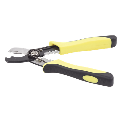 Pinza Pelacables (8-14 AWG) y Cortacables (2/0 AWG Max.) Diseño de Alta Precisión. Mango Ergonómico. - Imagen 4