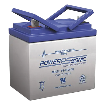 Batería 12V, 33AH, Para Respaldo, Tecnologías AGM/VRLA, 5 Años Vida Útil, Terminales NB3, Reconocida UL  