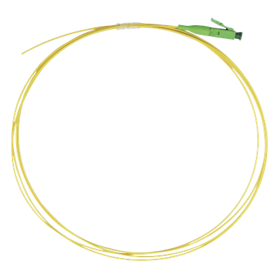 Pigtail de Fibra Óptica Monomodo LC/APC, Simplex de 1 Metro (3.28 Pies)