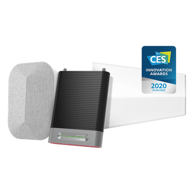 KIT Amplificador de Señal Celular, HOME COMPLETE | Mejora la Señal Celular de todos los Operadores | Cubre áreas en interior de hasta 1200 m² con 4 antenas