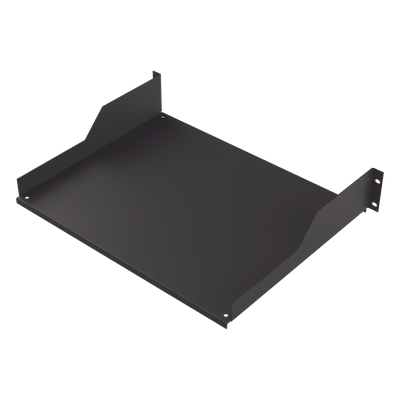 Charola para Soportar Equipos en Rack de 19 in, Profundidad de 34 cm, Color Negro, 2U