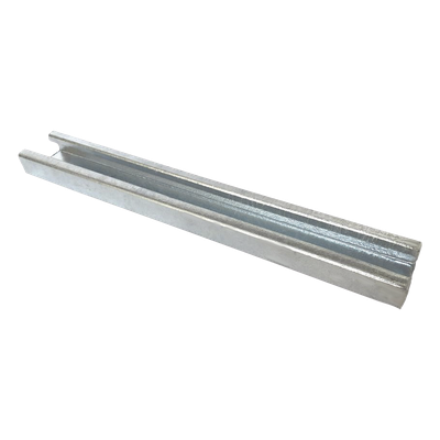 Unicanal liso 4x2, 3000 mm, con acabado Galvanizado por inmersión en caliente