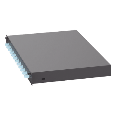 Distribuidor de Fibra Óptica, Con 12 Conectores LC Duplex (24 Fibras), Para Fibra Multimodo OM3/OM4, 1 UR - Imagen 3