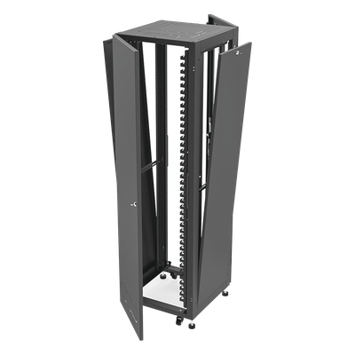 Gabinete para Telecomunicaciones Rack Estándar de 19", 42UR, 600 mm Ancho x 600 mm Profundidad. Fabricado en Acero, Se envía el Gabinete Armado. - Imagen 5
