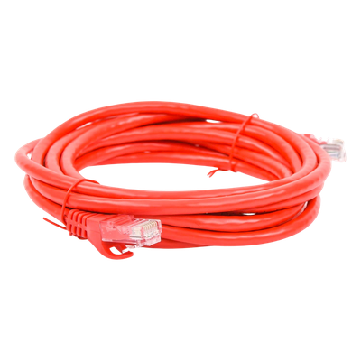 Cable de Parcheo UTP Cat6 - 3.0 Metros (9.84 Pies) - Rojo - Imagen 3