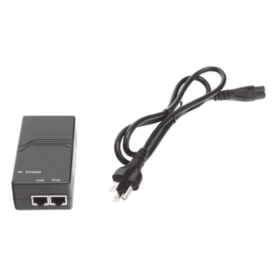 Inyector PoE / 802.3af 15W (50V 0.3A) / 2 Puertos Gigabit / Entrada Universal 100-240V AC / Conector IEC 60320 C5 / Detección Inteligente PD - Imagen 8