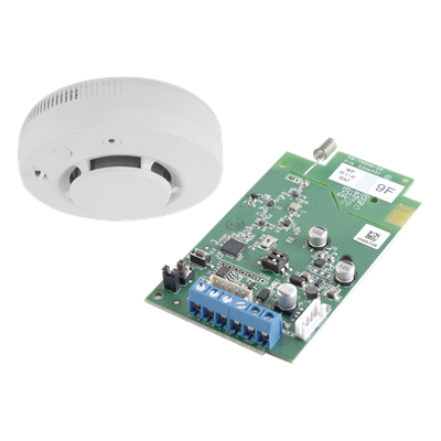 Kit de transceptor inalámbrico y detector de humo inalámbrico para sistema de alarma Runner