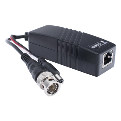 (TRANSCEPTOR) TRANSMISOR ACTIVO para Kits KITTT4PVTURBOX, KITTT8PVTURBOX, KITTT16PVTURBOX y KIT-TT16PVTURBOX-RX / Regula el voltaje de 36 Vcc a 12Vcc / HD-TVI/CVI/AHD/CVBS / Se instala del lado de la cámara. - Imagen 3