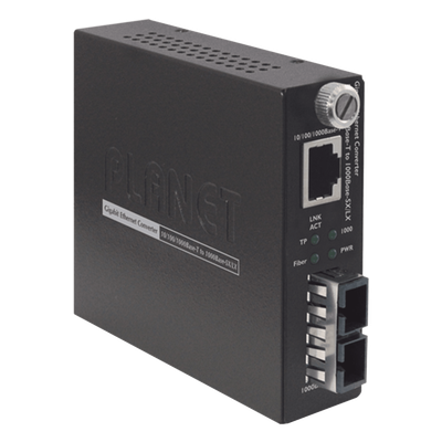 Convertidor de Medios 10/100/1000BASE-T a 1000Base-SX (SC) 220m/550m