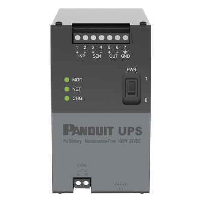 UPS Industrial de 100 Watts, 24 Vcd de Entrada, Instalación en Riel DIN Estándar de 35mm, Temperatura de operación de -40 a 60 ºC - Imagen 3