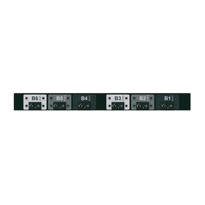 PDU Básico para Distribución de Energía, Plug de Entrada Trifásico CS8365C, Con 6 Contactos C19, Instalación Horizontal de 19in, 1UR, 50 Amp, 208 Vca - Imagen 5