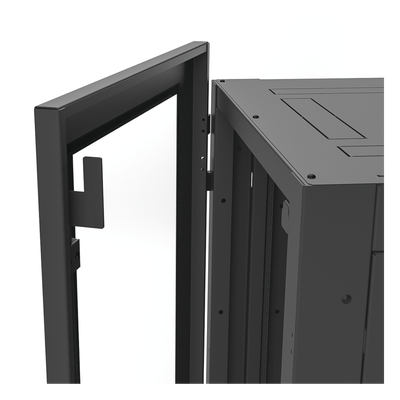 Gabinete Profesional para Telecomunicaciones de 19in, Instalación a Piso, 24UR, 600 mm Profundidad, Se envía el Gabinete Armado. - Imagen 10