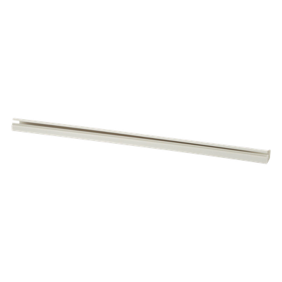 Canaleta LD10 de PVC rígido, con cinta adhesiva para instalación sin herramientas, de 38.4 x 24 x 3048 mm, Color Blanco Mate - Imagen 3