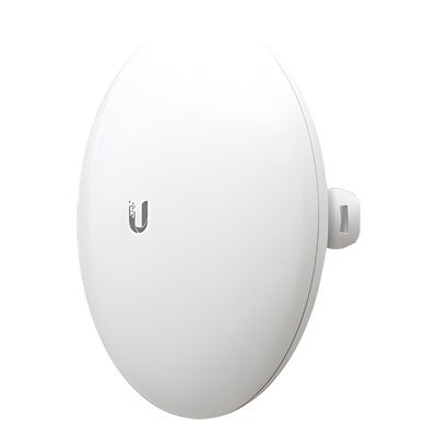 NanoBeam airMAX M5 CPE, hasta 150 Mbps, 5 GHz (5150 - 5875 MHz) con antena integrada de 19 dBi