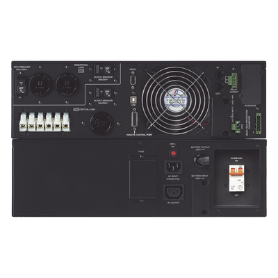 UPS de 10000 VA/9000 W, Online Doble Conversión, 200 - 240 Vac de Entrada, 200 - 240 Vac de Salida, Terminal Hardwired, Onda Senoidal Pura, Torre o Rack de 6 UR, Con 3 Tomas NEMA L6-30R - Imagen 4