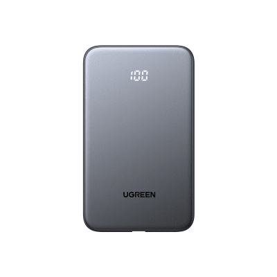 Power Bank 10000mAh con Cable Integrado 20W / Puerto USB-C PD3.0 PPS / Puerto USB-A SCP 22.5W / Batería Polímero Litio / Protecciones Múltiples / Indicador Digital / Material V-0 - Imagen 3