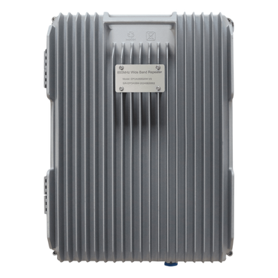 COBERTURA DE HASTA 5 km / Amplificador de Señal Celular / Banda 5, 850 MHz / 20 Watts de Potencia / Banda Ancha Multioperador / Protección Autoexcitación / Monitoreo USB / Gabinete IP65.