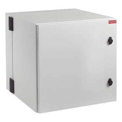 Gabinete Industrial ProTek de 12 UR de 612 x 600 x 760 mm Puerta Sólida de , Protección NEMA Tipo 4/12; IP66, Abatible, Fabricado en Acero, Color Gris Claro