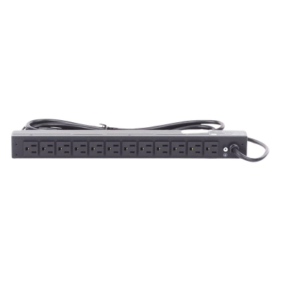 PDU Básico Para Distribución de Energía, Con 12 Tomas NEMA 5-15R Traseras, 1UR, 15 Amp, 120 Vca - Imagen 6