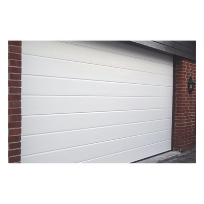 Puerta de Garage de Alta Calidad / Linea Central / Color Blanco 20X7 pies, AISLADA, Estilo Americana . - Imagen 3