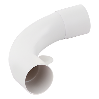 Curva de radio estrecho para tubería rígida, recomendado para cables de datos, PVC Auto-extinguible, de 32 mm - Imagen 3