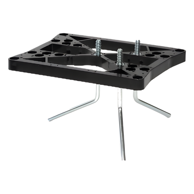 Base de fijación en concreto/cemento para sujeción extra en terrenos no uniformes, con dificultades o poco compactos. Válida para modelos MB.