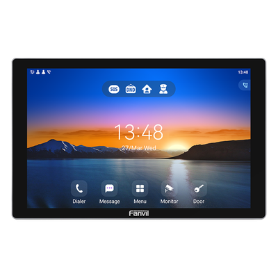 Monitor Audio/Video  IP/SIP para interior, Wi-Fi, pantalla táctil de 10.1", Apertura remota