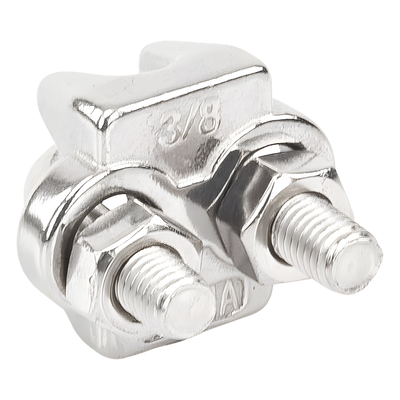 Nudo/ Perro/ Abrazadera Acero Forjado para Cable de 3/8", Acero Inoxidable. - Imagen 5