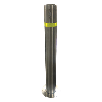 Bolardo retráctil de Acero Inoxidable de 900 mm de Altura / Ideales para delimitación vehicular y peatonal 