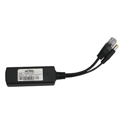 Splitter PoE WI-TEK / Entrada 802.3af/at hasta 30W / Salida 12 Vcc 2A (24W) / Para cámaras IP sin PoE - Imagen 3